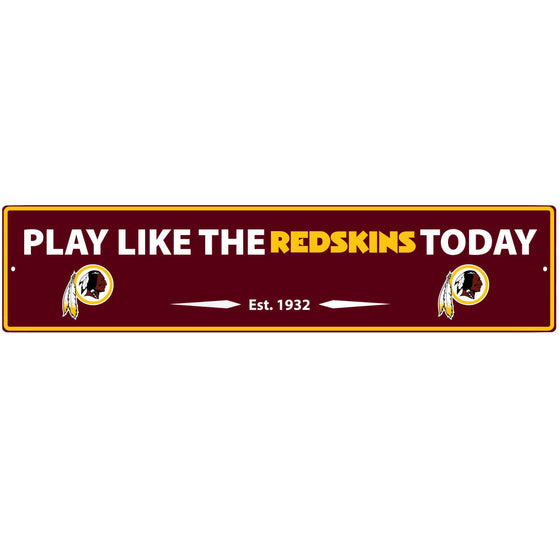 Washington Redskins Street Sign Wall Plaque (SSKG) - 757 Sports Collectibles