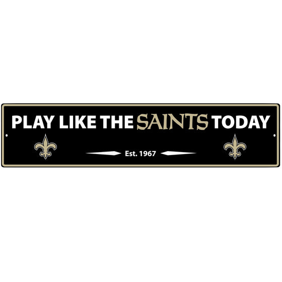 New Orleans Saints Street Sign Wall Plaque (SSKG) - 757 Sports Collectibles