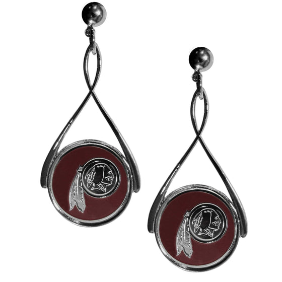 Washington Redskins Tear Drop Earrings (SSKG) - 757 Sports Collectibles