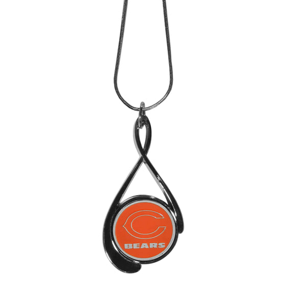 Chicago Bears Tear Drop Necklace (SSKG) - 757 Sports Collectibles