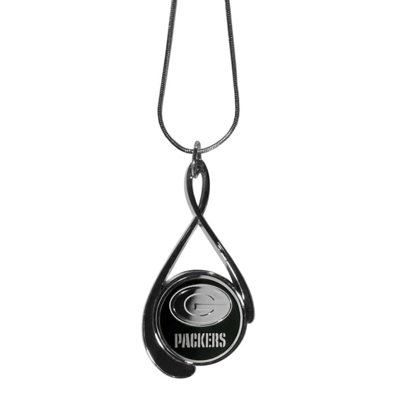 Green Bay Packers Tear Drop Necklace (SSKG) - 757 Sports Collectibles