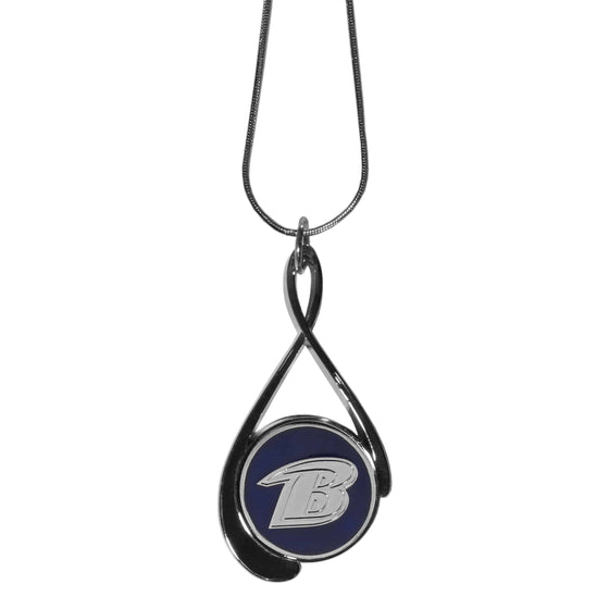 Baltimore Ravens Tear Drop Necklace (SSKG) - 757 Sports Collectibles