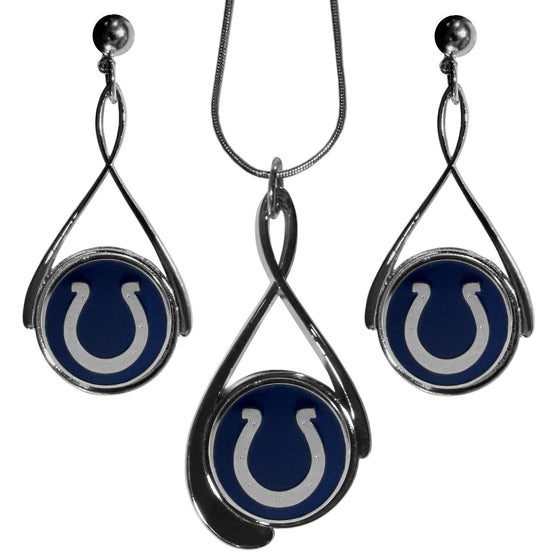 Indianapolis Colts Tear Drop Jewelry Set (SSKG) - 757 Sports Collectibles