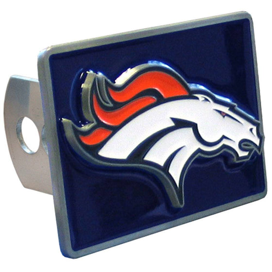 Denver Broncos Hitch Cover Class II and Class III Metal Plugs (SSKG) - 757 Sports Collectibles