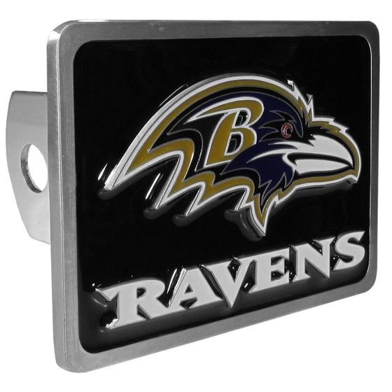 Baltimore Ravens Hitch Cover Class II and Class III Metal Plugs (SSKG) - 757 Sports Collectibles