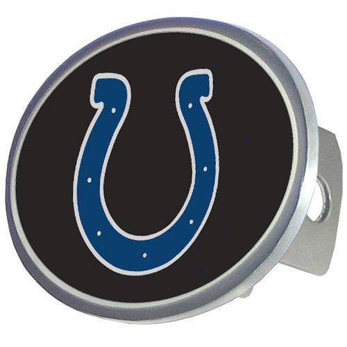 Indianapolis Colts Oval Metal Hitch Cover Class II and III (SSKG) - 757 Sports Collectibles