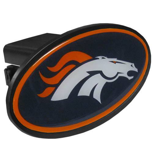 Denver Broncos Plastic Hitch Cover Class III (SSKG) - 757 Sports Collectibles