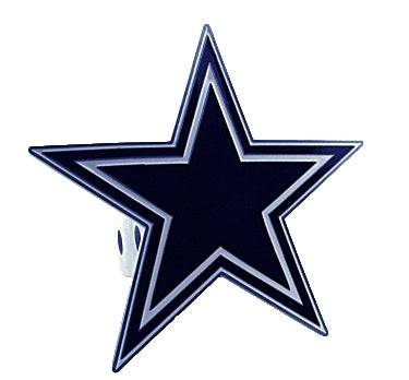 Dallas Cowboys Large Hitch Cover Class II and Class III Metal Plugs (SSKG) - 757 Sports Collectibles