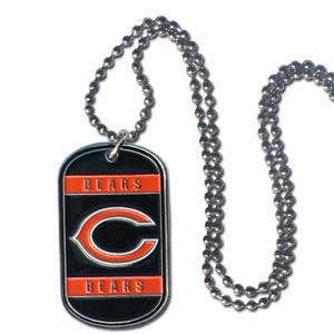 Chicago Bears Tag Necklace (SSKG) - 757 Sports Collectibles