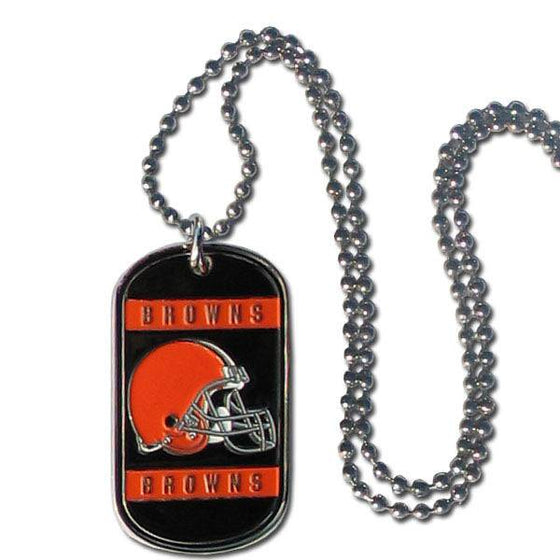 Cleveland Browns Tag Necklace (SSKG) - 757 Sports Collectibles