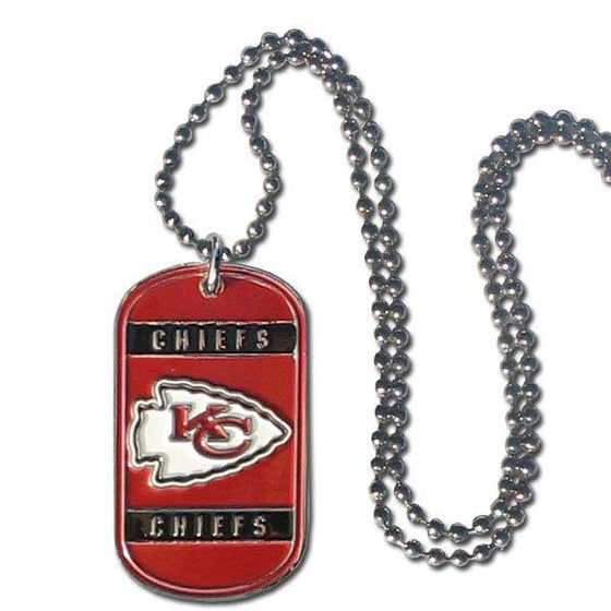 Kansas City Chiefs Tag Necklace (SSKG) - 757 Sports Collectibles