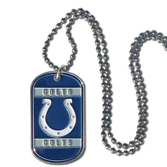 Indianapolis Colts Tag Necklace (SSKG) - 757 Sports Collectibles