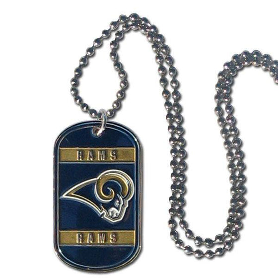 St. Louis Rams Tag Necklace (SSKG) - 757 Sports Collectibles