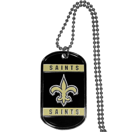 New Orleans Saints Tag Necklace (SSKG) - 757 Sports Collectibles