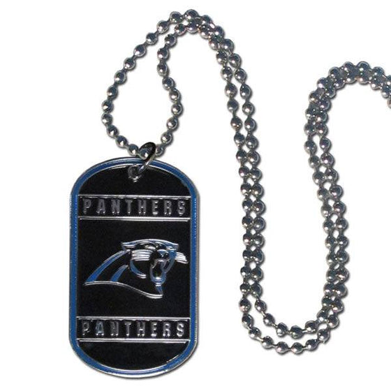 Carolina Panthers Tag Necklace (SSKG) - 757 Sports Collectibles