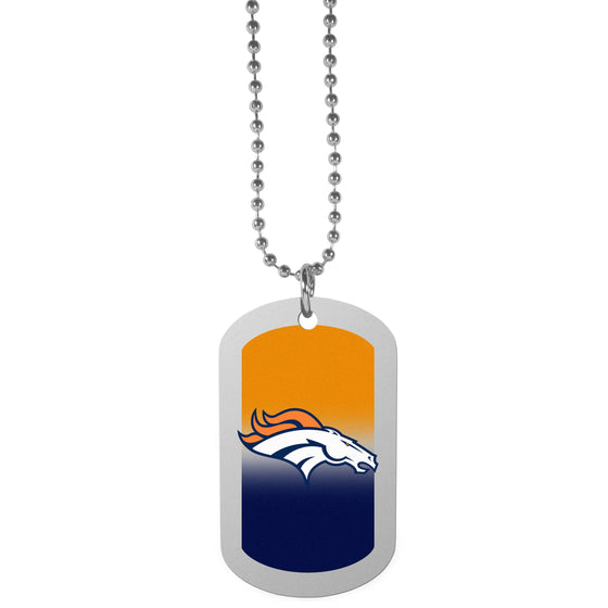 Denver Broncos Team Tag Necklace (SSKG) - 757 Sports Collectibles