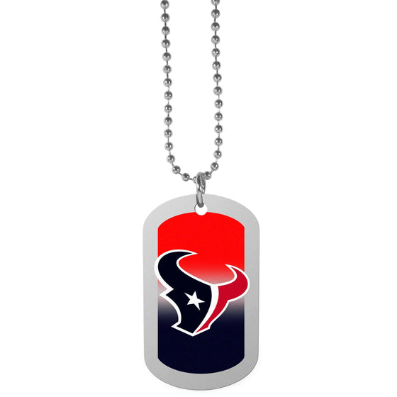 Houston Texans Team Tag Necklace (SSKG) - 757 Sports Collectibles