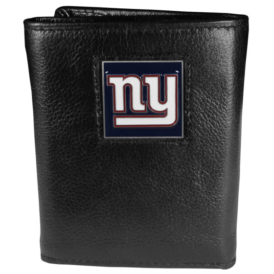 New York Giants Leather Tri-fold Wallet (SSKG) - 757 Sports Collectibles