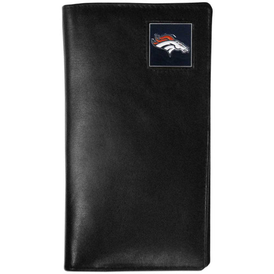 Denver Broncos Leather Tall Wallet (SSKG) - 757 Sports Collectibles