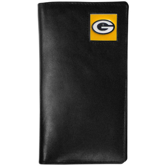 Green Bay Packers Leather Tall Wallet (SSKG) - 757 Sports Collectibles