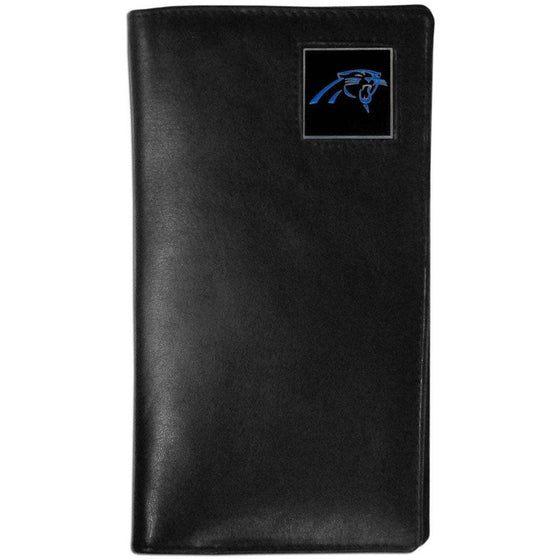 Carolina Panthers Leather Tall Wallet (SSKG) - 757 Sports Collectibles