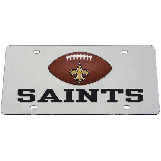 New Orleans Saints Mirrored Plate (SSKG) - 757 Sports Collectibles