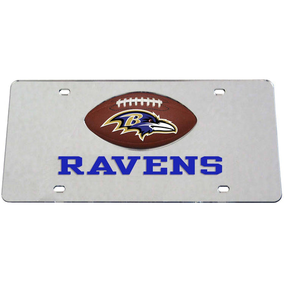 Baltimore Ravens Mirrored Plate (SSKG) - 757 Sports Collectibles