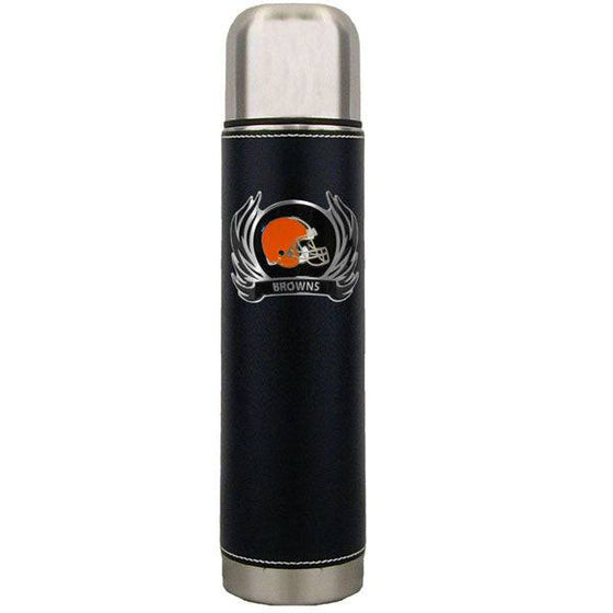 Cleveland Browns Thermos with Flame Emblem (SSKG) - 757 Sports Collectibles