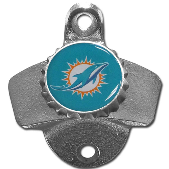 Miami Dolphins Wall Mounted Bottle Opener (SSKG) - 757 Sports Collectibles