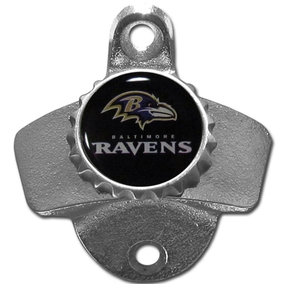 Baltimore Ravens Wall Mounted Bottle Opener (SSKG) - 757 Sports Collectibles