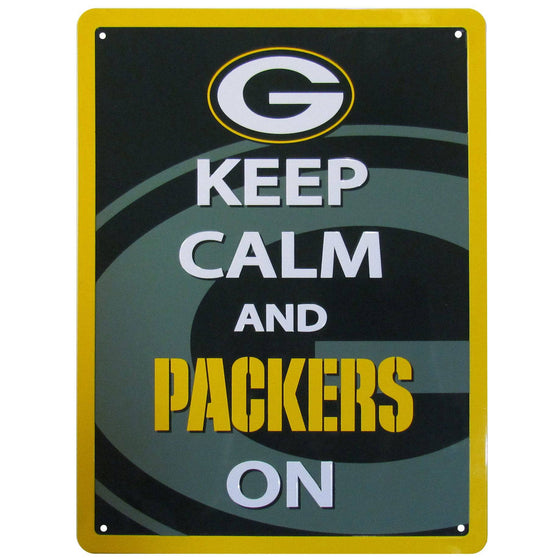 Green Bay Packers Keep Calm Sign (SSKG) - 757 Sports Collectibles