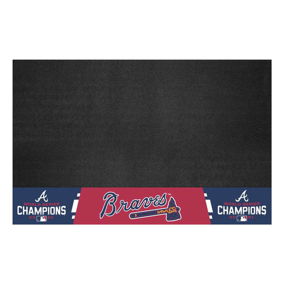 MLB - Atlanta Braves 2021 World Series Champions Grill Mat - 757 Sports Collectibles