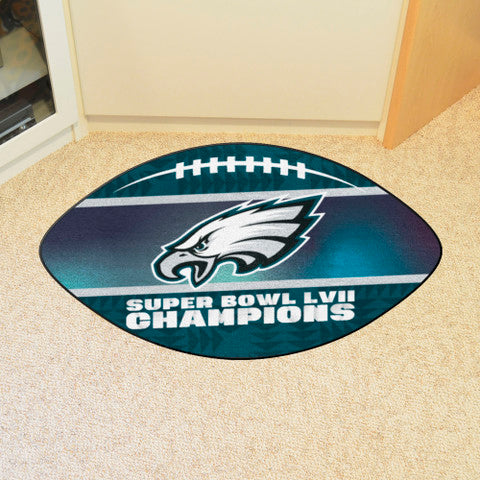 Philadelphia Eagles Super Bowl LVII Football Mat