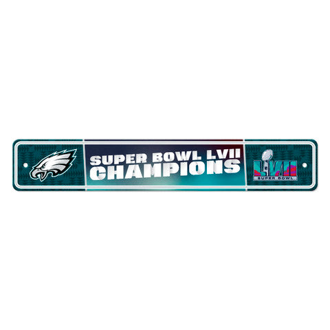 Philadelphia Eagles Super Bowl LVII Street Sign