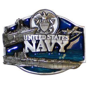 U.S. Navy  Enameled Belt Buckle (SSKG) - 757 Sports Collectibles