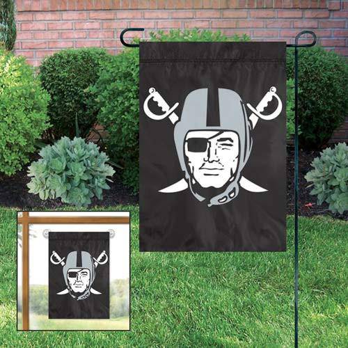 Oakland Raiders Embroidered 15"x10.5" Premium Garden Mini Flag Banner - 757 Sports Collectibles