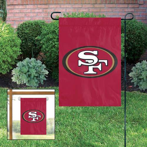 San Francisco 49ers Embroidered 15"x10.5" Premium Garden Mini Flag Banner - 757 Sports Collectibles