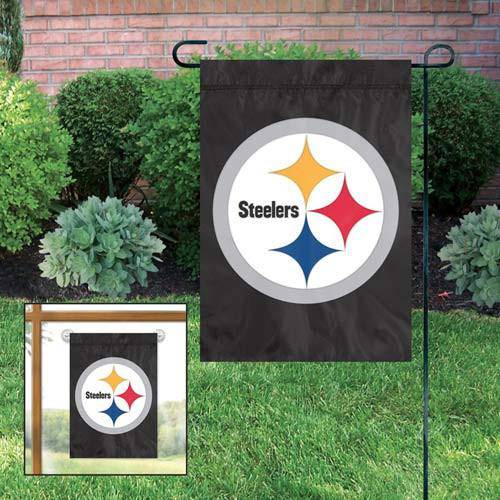 Pittsburgh Steelers Embroidered 15"x10.5" Premium Garden Mini Flag Banner - 757 Sports Collectibles