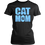 Cat Mom Womens Shirt - 100% Cotton - S - 2XL - 757 Sports Collectibles