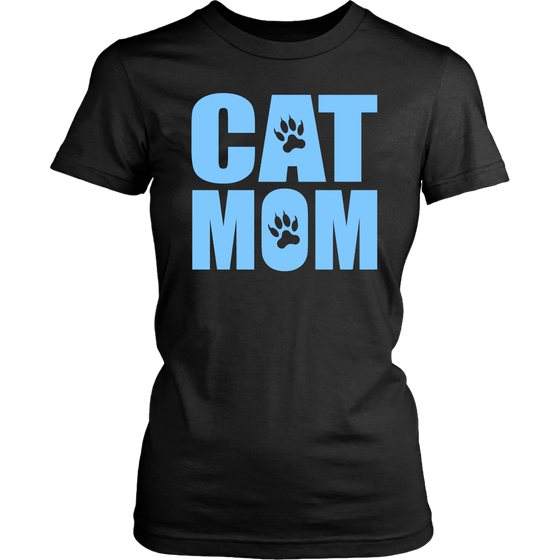 Cat Mom Womens Shirt - 100% Cotton - S - 2XL - 757 Sports Collectibles