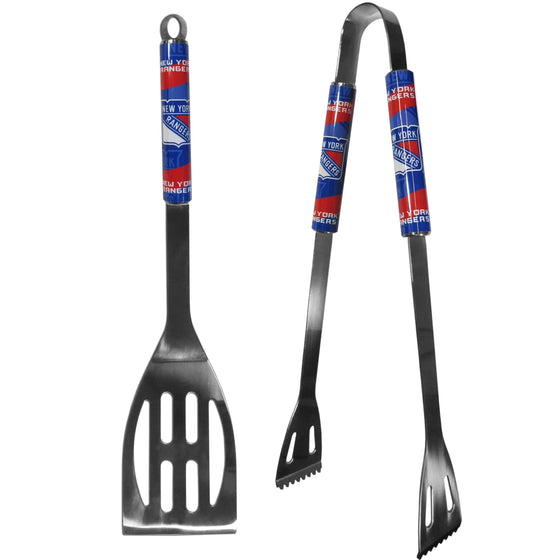 New York Rangers�� 2 pc Steel BBQ Tool Set (SSKG) - 757 Sports Collectibles