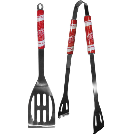 Detroit Red Wings�� 2 pc Steel BBQ Tool Set (SSKG) - 757 Sports Collectibles