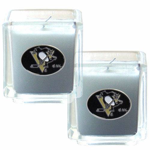 Pittsburgh Penguins�� Scented Candle Set (SSKG) - 757 Sports Collectibles