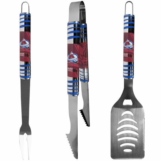 Colorado Avalanche�� 3 pc Tailgater BBQ Set (SSKG) - 757 Sports Collectibles