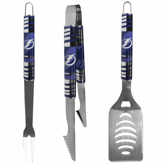 Tampa Bay Lightning�� 3 pc Tailgater BBQ Set (SSKG) - 757 Sports Collectibles