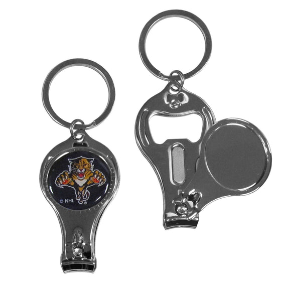 Florida Panthers�� Nail Care/Bottle Opener Key Chain (SSKG) - 757 Sports Collectibles