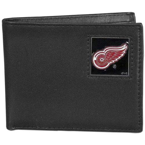 Detroit Red Wings�� Leather Bi-fold Wallet (SSKG) - 757 Sports Collectibles