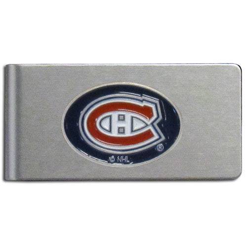 Montreal Canadiens�� Brushed Metal Money Clip (SSKG) - 757 Sports Collectibles