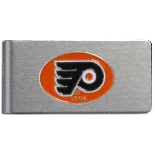 Philadelphia Flyers�� Brushed Metal Money Clip (SSKG) - 757 Sports Collectibles