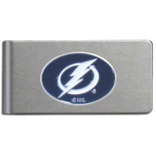 Tampa Bay Lightning�� Brushed Metal Money Clip (SSKG) - 757 Sports Collectibles